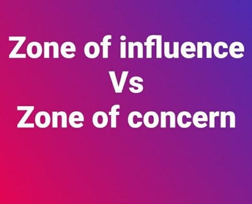 Area of concern Vs Area of influence 1
